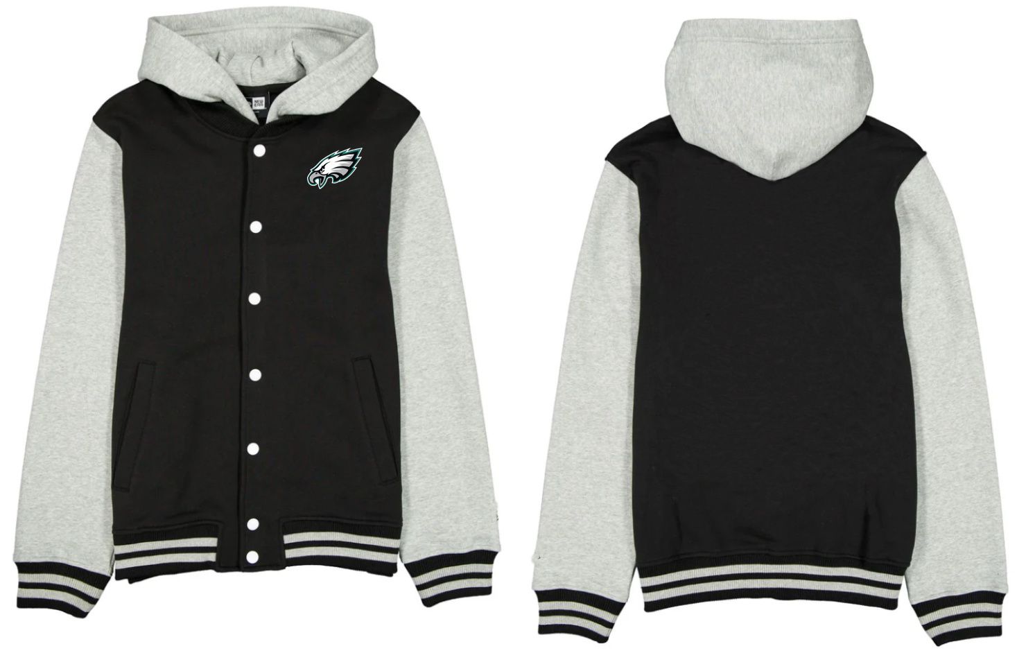 Men 2026 NFL Philadelphia Eagles  jacket hoodie black 01->detroit lions->NFL Jersey